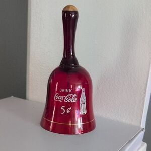 Coca-Cola Red Collectible Bell with Logo